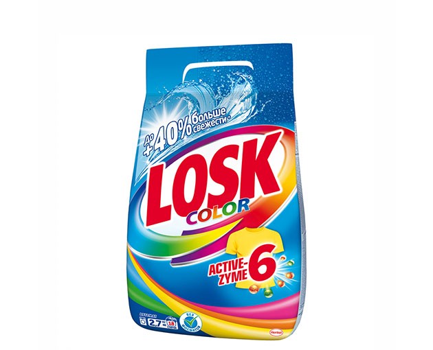 LOSK washing powder color 2,7 kg 